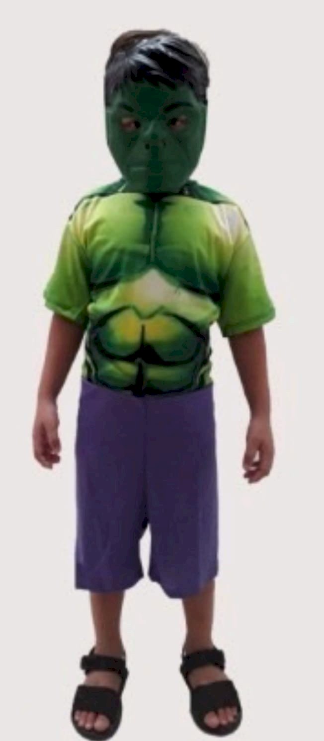  FANTASIA MACACÃO HULK 