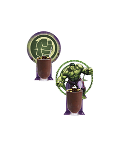COPINHO PARA BRIGADEIRO HULK C/10