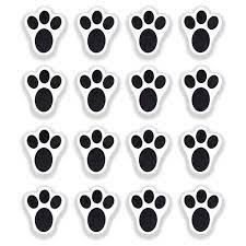 PEGADA COELHO PASCOA PRETO C/80