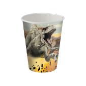 COPO PAPEL 200ML JURASSIC WORLD C/8