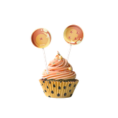 BANDEIRINHAS PARA DOCINHO DRAGON BALL C/8