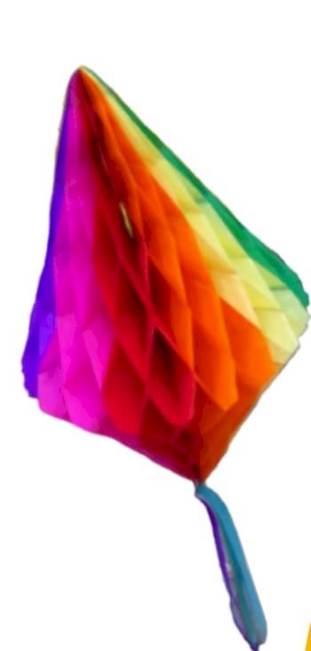 ENFEITE BALAO EM PAPEL COLORIDO 15CM  XY38