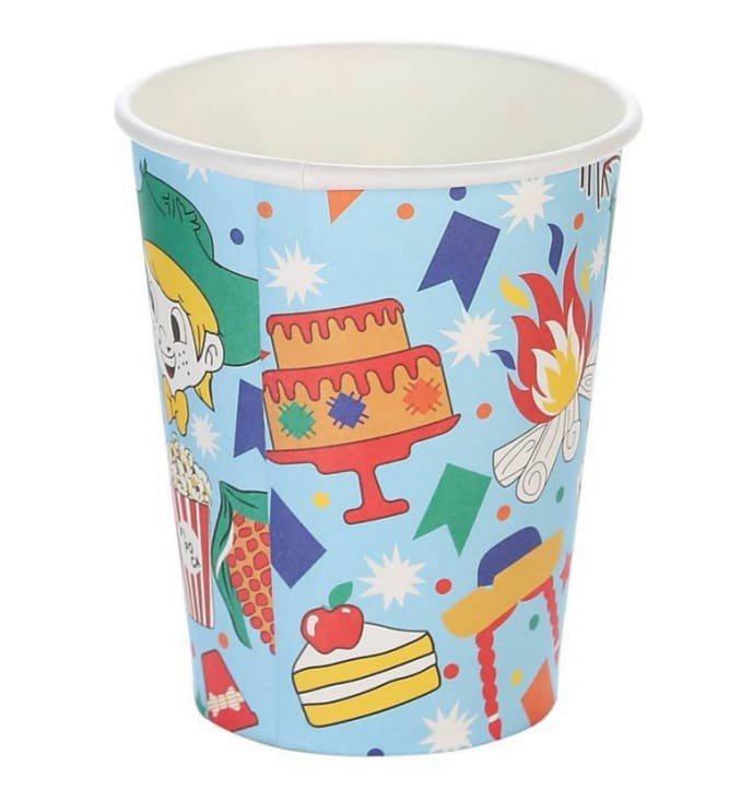 COPO PAPEL JUNINA C/10 UND 200ML MX058S