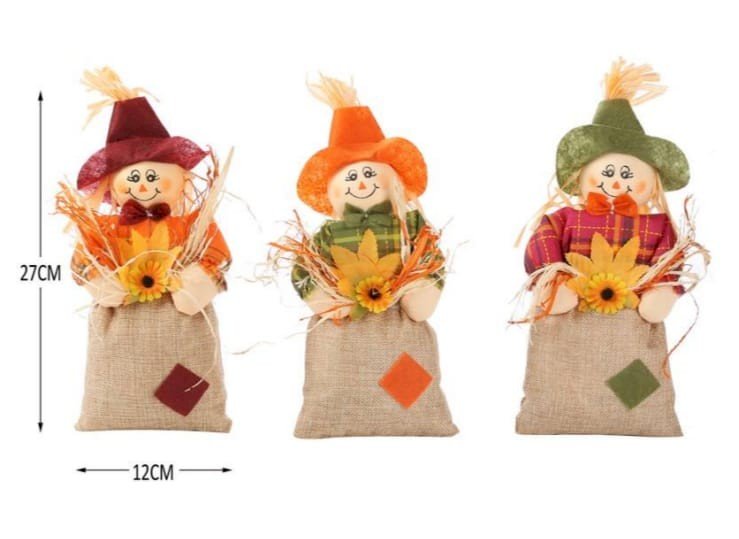 ENFEITE JUNINO ESPANTALHO 27CM UND HJ003