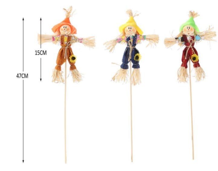 ENFEITE JUNINO VARETA ESPANTALHO 47CM UND HJ004