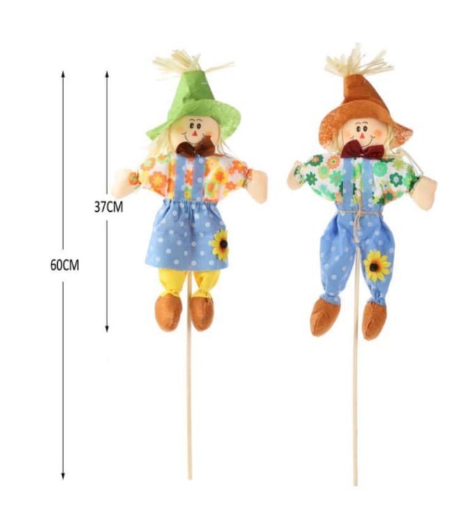 ENFEITE JUNINO VARETA ESPANTALHO 60CM UND HJ006