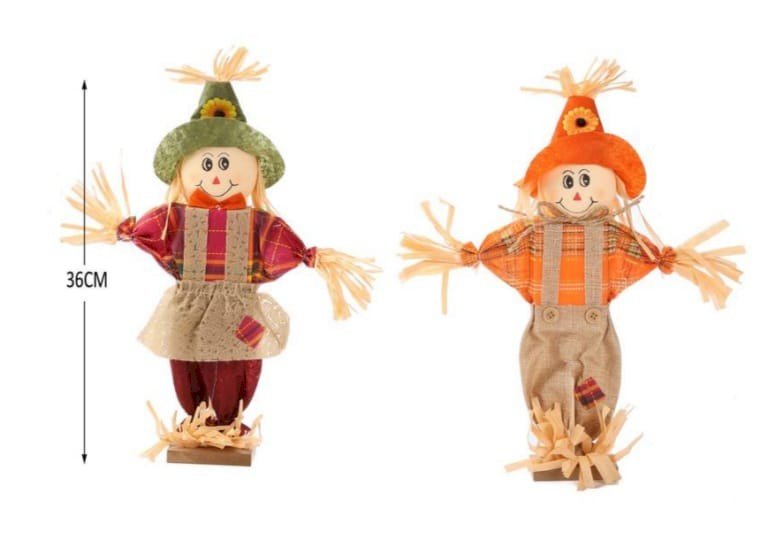 ENFEITE JUNINO ESPANTALHO DIVERSOS 36CM  HJ014