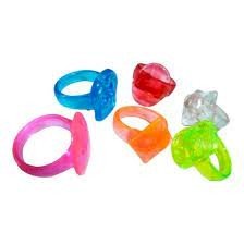 MINI BRINQUEDO ANEL CRISTAL C/25