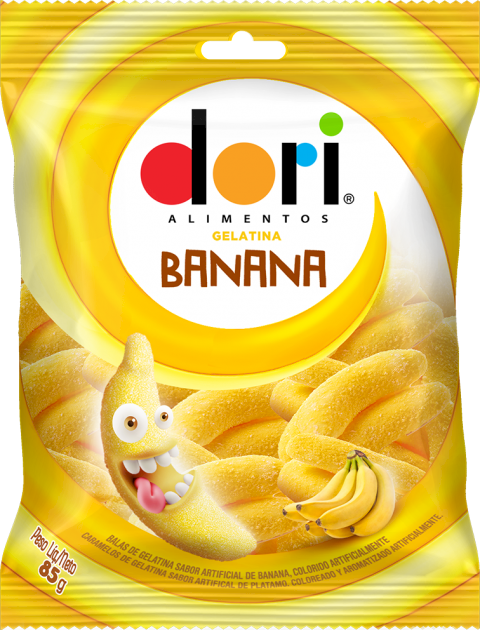 DORI GELATINA BANANA 85G