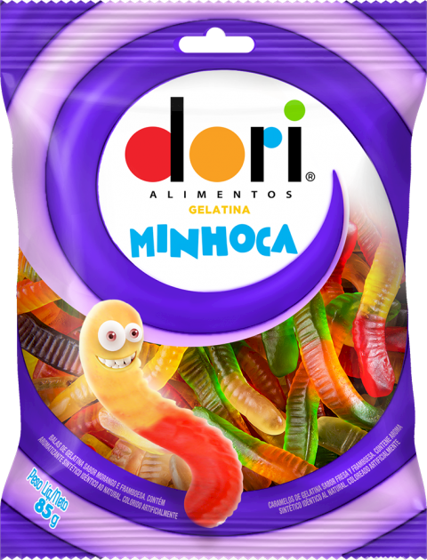 DORI GELATINA MINHOCA 85G