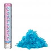 LANCA CONFETES CREPOM 30 CM CHA REVELACAO AZUL