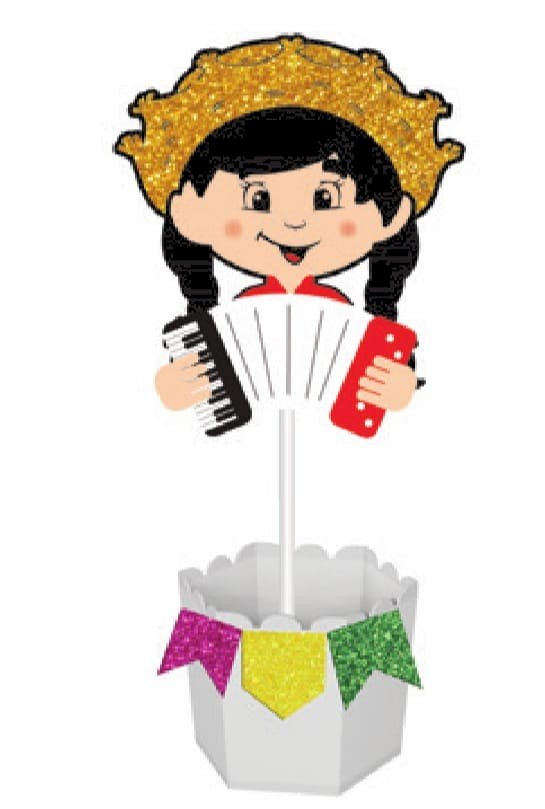 CACHEPOT EVA CAIPIRA MENINA