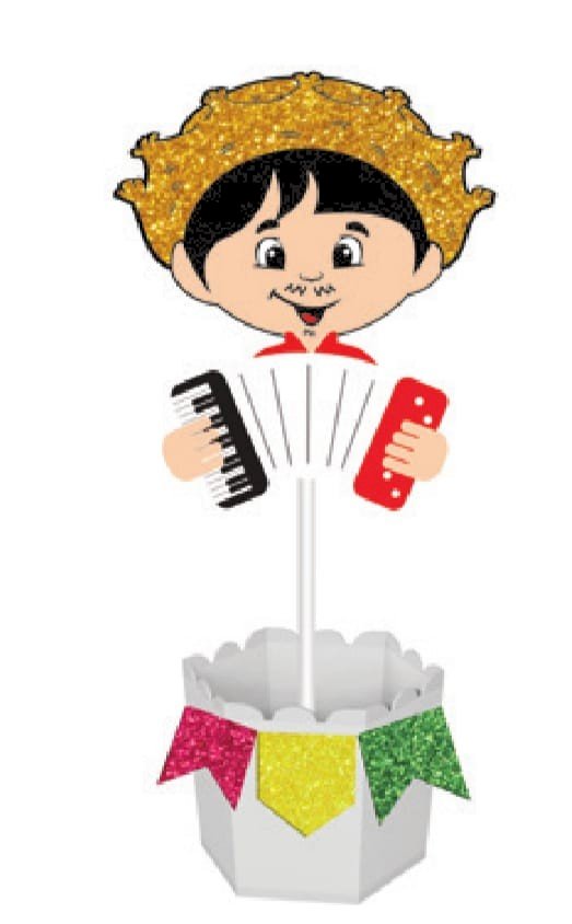 CACHEPOT EVA CAIPIRA MENINO