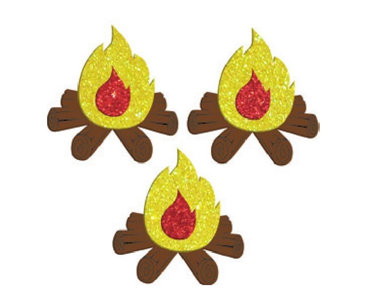 MICRO FOGUEIRA EVA C/3PCS