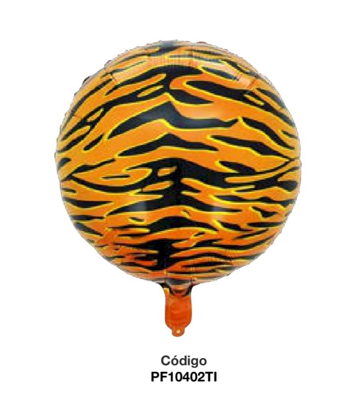 BALAO METALIZ ADO 18 POLEGADAS UND TIGRE