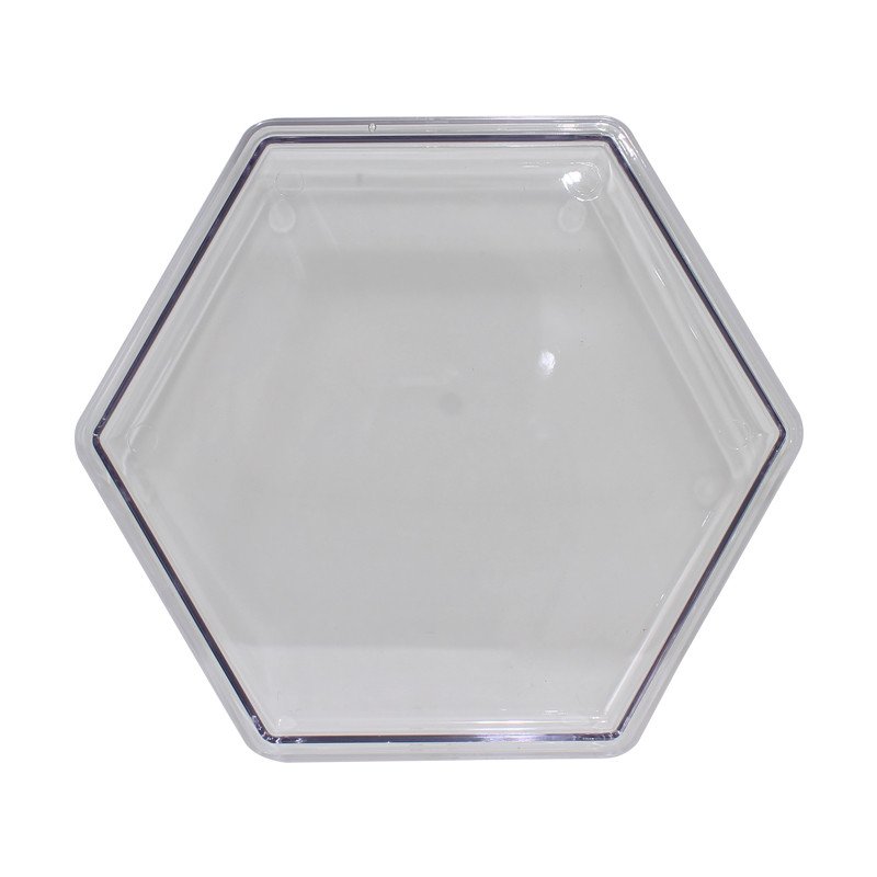 BANDEJA SEXTAVADA 18CM CRISTAL A 2 x L 20 x P 18 cm