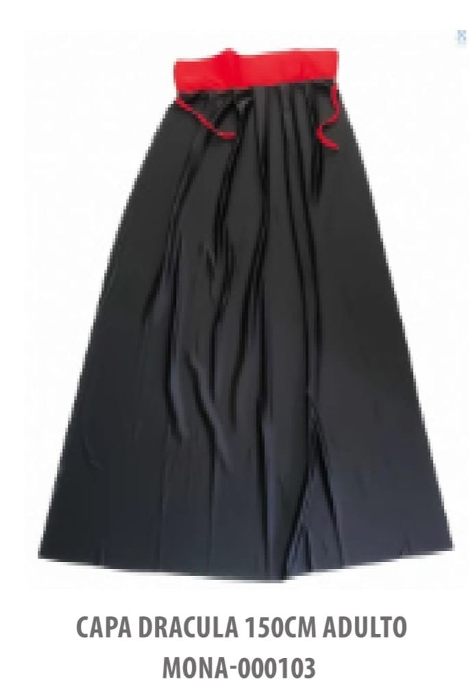 CAPA DRACULA 150CM ADULTO 
