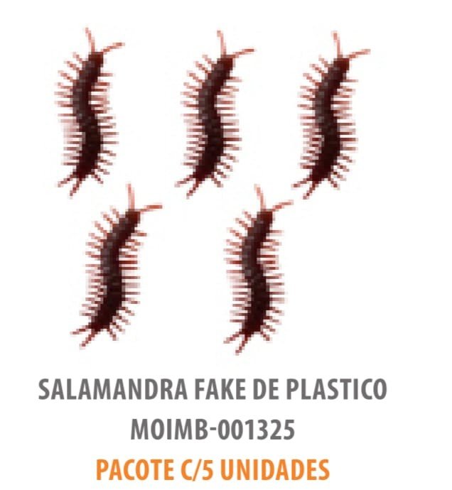 SALAMANDRA FAKE DE PLASTICO C/5