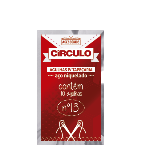 AGULHA DE TAPECARIA 13MM C/10