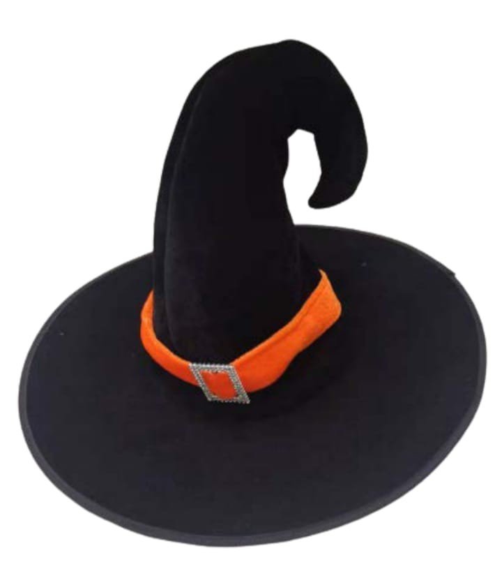 CHAPEU DE BRUXA AVELUDADO 6555 UND