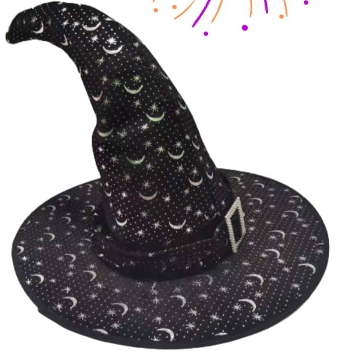 CHAPEU DE BRUXA AVELUDADO 6559 UND