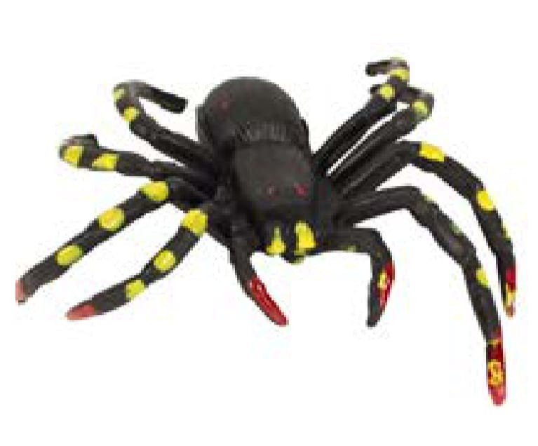 ARANHA DE PLASTICO COLORIDA UND 6405