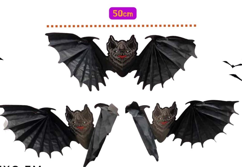 ENFEITE LUXO EM PAPEL MORCEGO ASA 3D 856 UND