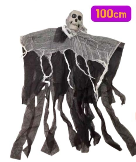 FANTASMA CAVEIRA DE PENDURAR 100 CM 670  UND