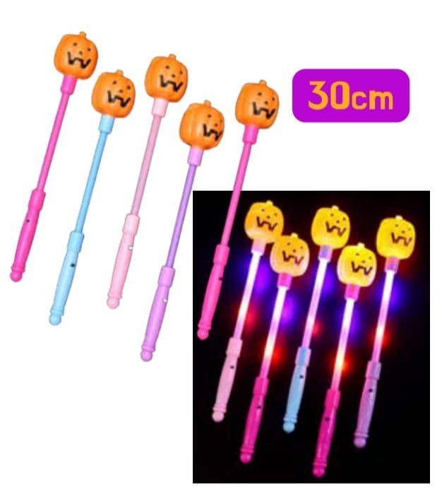 VARINHA MAGICA LED ABOBORA 30CM LED