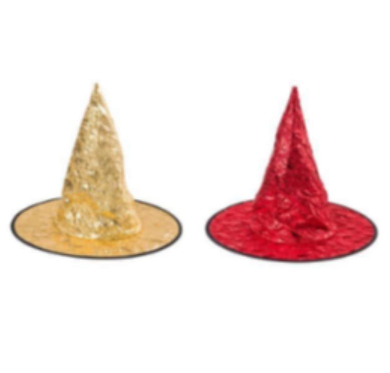 CHAPEU BRUXH229A HALLOWEEN 38CM CORES DIVERSAS 
