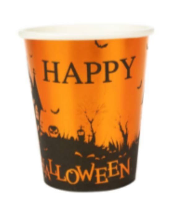 COPO PAPEL METALIZADO HAPPY HALLOWEEN C/10 MW185C