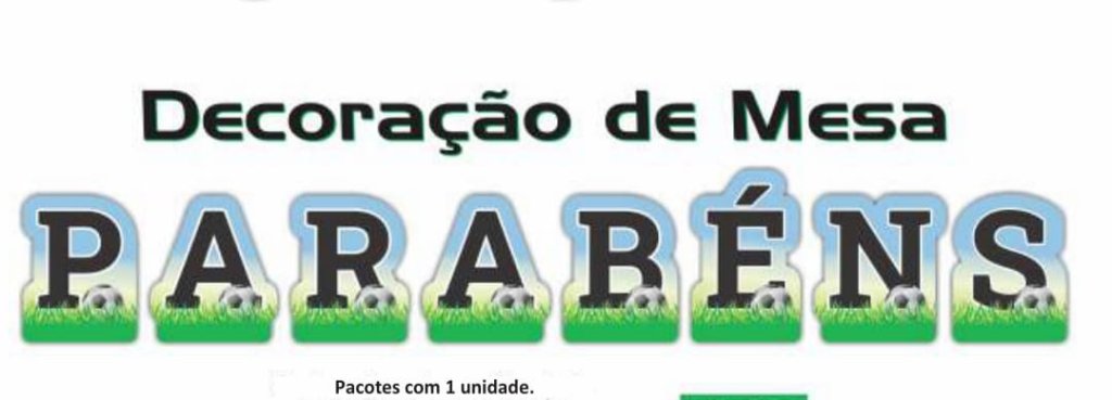 DECORACAO DE MESA FUTEBOL UND