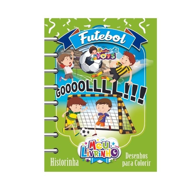 MEU LIVRINHO PARA COLORIR 16 PAG C/6 LIVRINHOS FUTEBOL