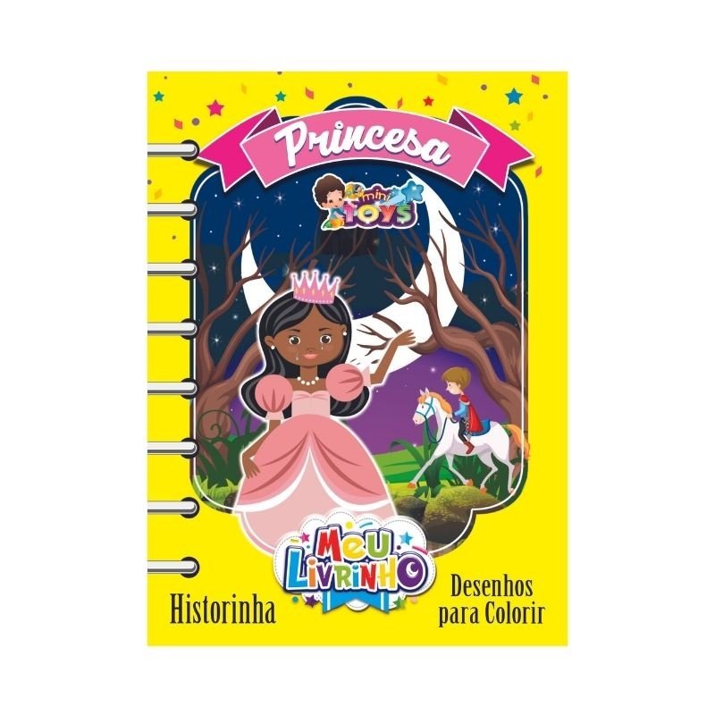 MEU LIVRINHO PARA COLORIR 16 PAG C/6 LIVRINHOS PRINCESA