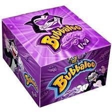 CHICLETE BUBBALOO 60X5G UVA
