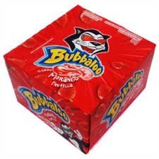 CHICLETE BUBBALOO 60X5G MORANGO