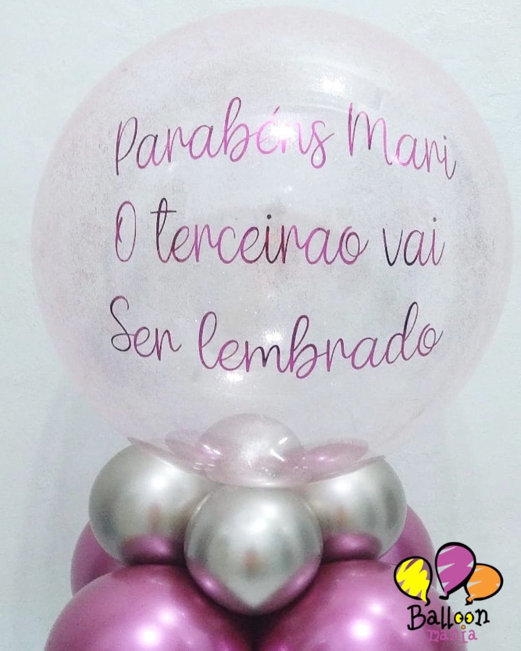 ARRANJO BUBBLE CHROME 569875