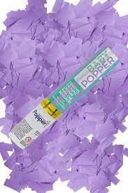 LANCA CONFETES REVELACAO MENINA LILAS UND