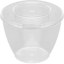 KIT POTE TAMPA REDONDO 150ML CRISTAL C/10