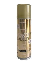 TINTA POPPER CABELO SPRAY 135ML/85G DOURADO CABELO MALUCO