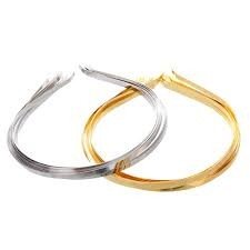 TIARA METAL LISA UND CABELO MALUCO