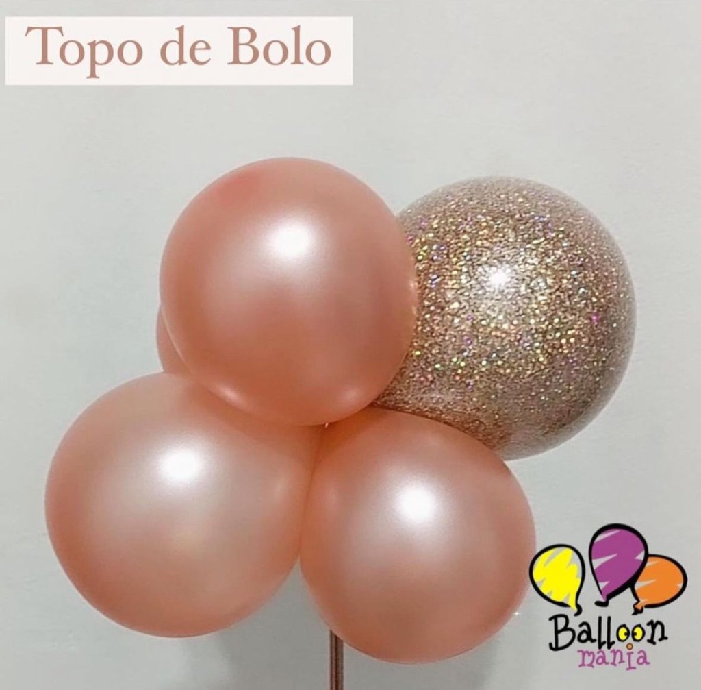 TOPO DE BOLO LATEX GLITTER 0023659