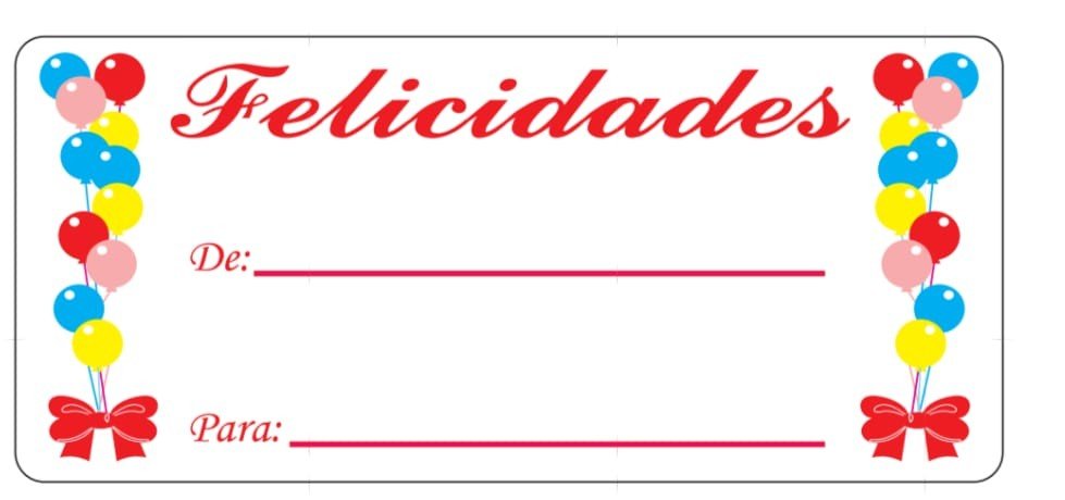 ETIQUETAS ADESIVAS 42X19MM C/100UND