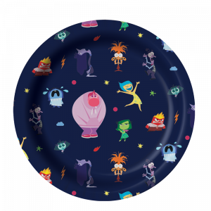 PRATO PAPEL REDONDO DIVERTIDAMENTE C/8