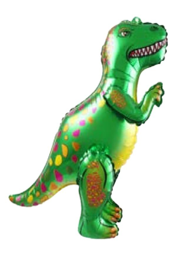 BALAO METALIZADO DINOSSAURO 117X60CM UND