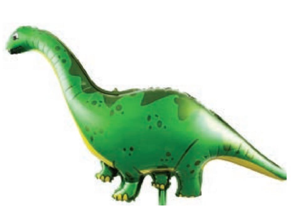 BALAO METALIZADO DINOSSAURO REX 53X54CM UND