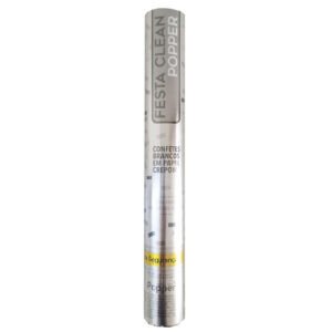 LANCA CONFETES CLEAN BRANCO CREPOM 30CM