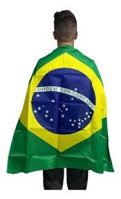 CAPA TORCEDOR BANDEIRA DO BRASIL 95X63CM