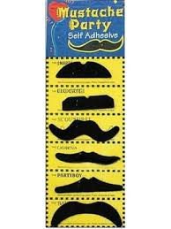 CARTELA BIGODES C/6 UND