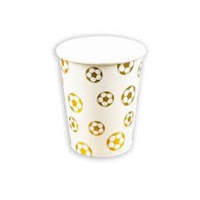 COPO BOLA DE FUTEBOL DOURADO COM 10 MW222C